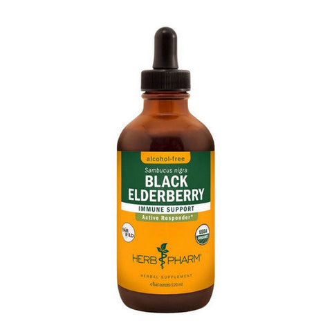Herb Pharm, Black Elderberry Glycerite, 4 Oz Herb Pharm