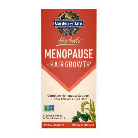 Garden of Life, Menopause Plus Hair Growth, 30 Softgels Garden of Life