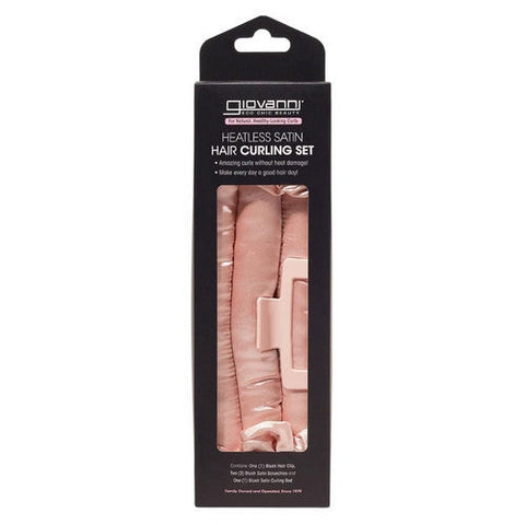 Giovanni Cosmetics, Giovanni Heatless Black Satin Hair Curling Set, 1 Count