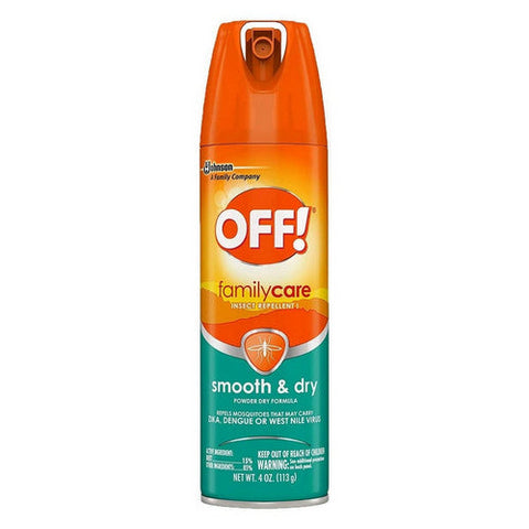 Off!, FamilyCare Mosquito Repellent Bug Spray Smooth And Dry, 4 Oz Off!