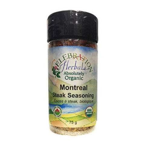 Organic Montreal Steak Seasoning 2.65 Oz by Celebration Herbals