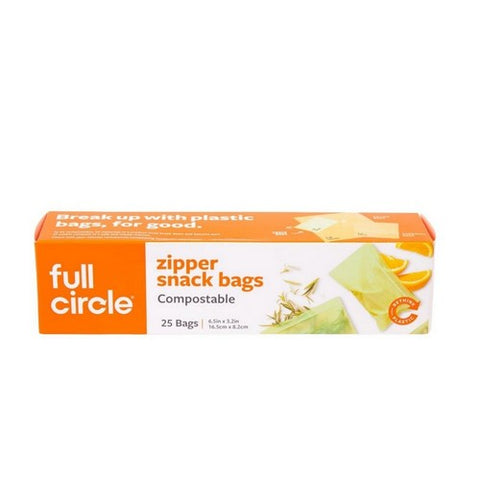 Compostable Snack Bags 25 Count by Full Circle Home