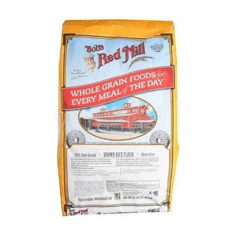 Bobs Red Mill, Rice Flour Brown, 25 Lbs Bobs Red Mill