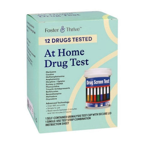 Foster And Thrive, 12 Drugs Tested At Home Drug Test, 1 Each Foster And Thrive