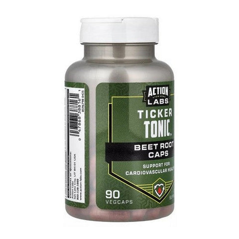 Action Labs, Ticker Tonic Beet Root Caps, 90 Count Action Labs