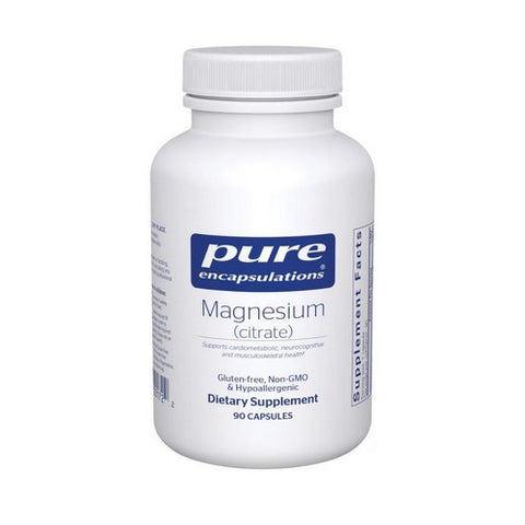 Magnesium Citrate 90 Caps by Pure Encapsulations