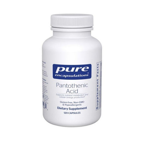 Pantothenic Acid 120 Caps by Pure Encapsulations