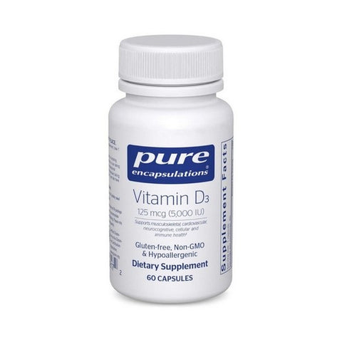Vitamin D3 60 Caps by Pure Encapsulations