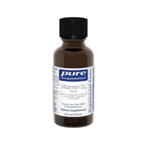 Vitamin D3 Liquid 22.5 Ml by Pure Encapsulations
