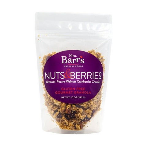 Nuts And Berries Granola 10 Oz by Mrs. Barrs Natural Foods