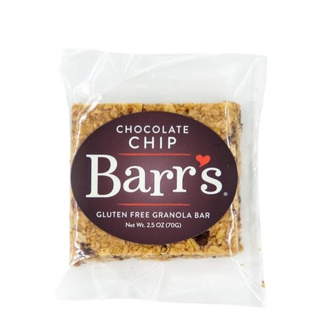 Chocolate Chip Granola Bar Box Of 12 by Mrs. Barrs Natural Foods