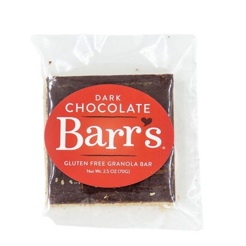 Dark Chocolate Granola Bar Box Of 12 by Mrs. Barrs Natural Foods