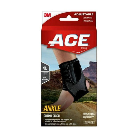 Deluxe Ankle Brace Adjustable 1 Each by Ace