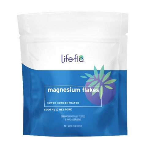 Pure Magnesium Flakes 8 Oz by Life-Flo