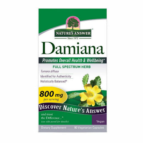 Nature's Answer, Damiana Leaf, 90 Sgel