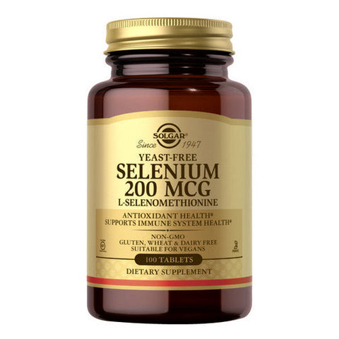 Solgar, Selenium Yeast-Free, 200 Mcg, 100 Tabs