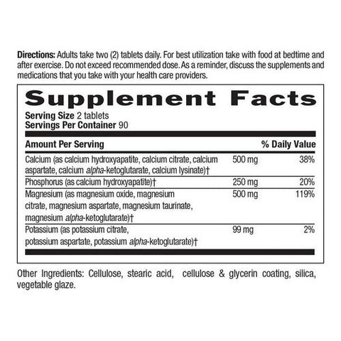 Country Life, Cal-Mag-Potassium Target-Mins, 180 Tabs