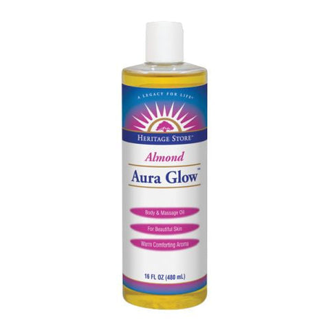 Heritage Store, Aura Glow Skin Lotion, Almond 16 fl oz