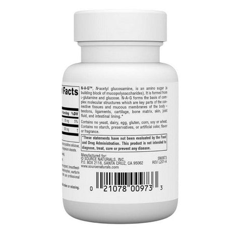 Source Naturals, NAG، 250 مجم، 60 قرص