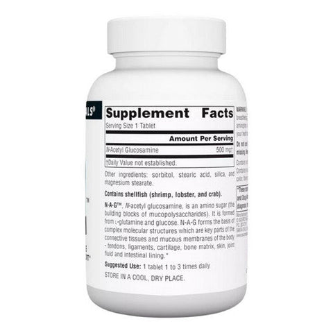 Source Naturals, NAG، 500 ملغ، 120 قرص