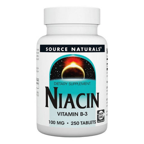 Source Naturals, Niacin, 100 mg, 250 Tabs Source Naturals