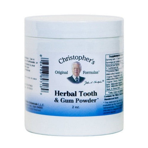 Dr. Christophers Formulas, Herbal Tooth & Gum Powder, 2 oz