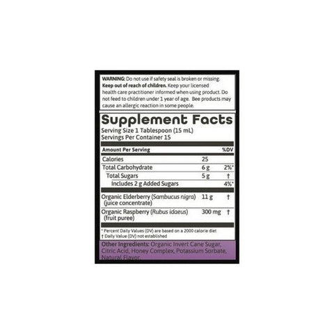 Dynamic Health Laboratories, Black Elderberry And Honey Tonic Concentrate Liquid, 8 Oz