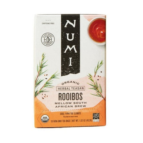 Numi Tea, Organic Rooibos Tea, Rooibos, 18 tea bags