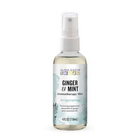 Aura Cacia, Aromatherapy Mist, Ginger/Mint 4 oz