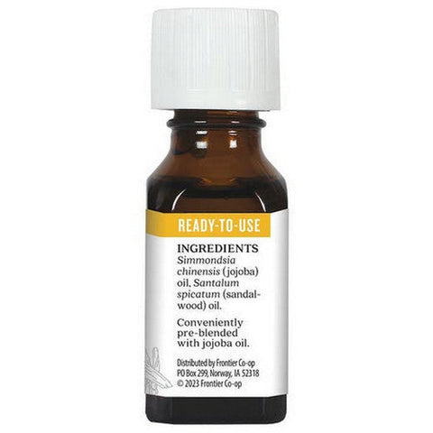 Aura Cacia, Precious Essentials Oil, Sandlewood Jojoba, 0.5 Oz