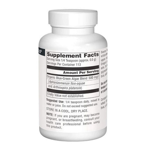 Source Naturals, Blue-Green Algae, Powder 2 Oz