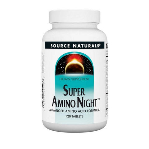 Source Naturals, Super Amino Night, 120 Tabs