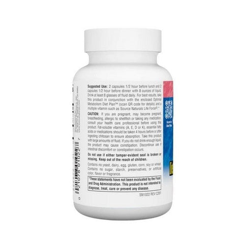 Source Naturals, Diet Chitosan, 500 mg, 60 Caps Source Naturals