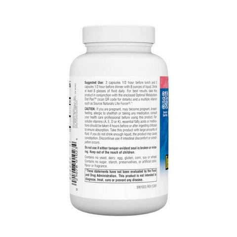 Source Naturals, Diet Chitosan, 500 mg, 120 Tabs