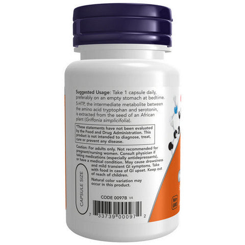 Now Foods, 5-HTP, 50 Mg, 30 Veg Caps Now Foods