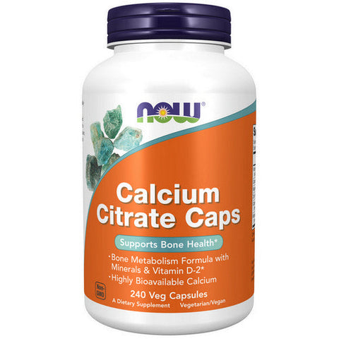Now Foods, Calcium Citrate, 240 Veg Caps Now Foods