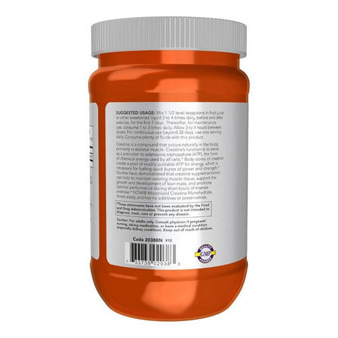 Now Foods, Creatine Monohydrate Micronized Powder, 1.1 Lbs Now Foods