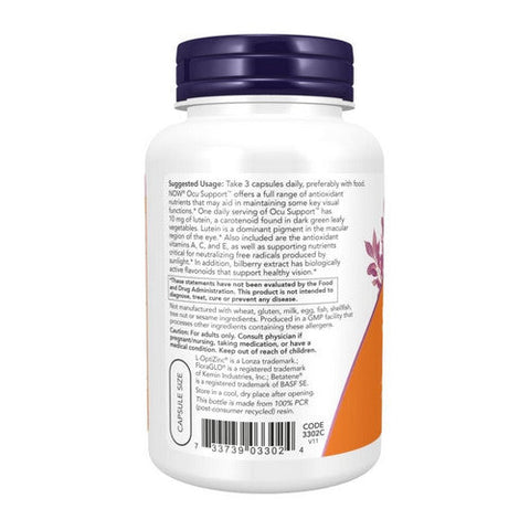 Now Foods, Ocu Support, 120 Veg Caps Now Foods