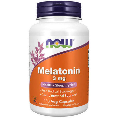 Now Foods, Melatonin, 3 Mg, 180 Veg caps Now Foods