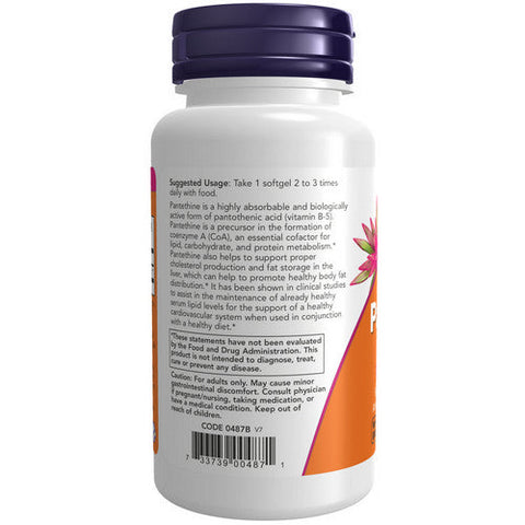 Now Foods, Pantethine, 300 mg, 60 Sgels