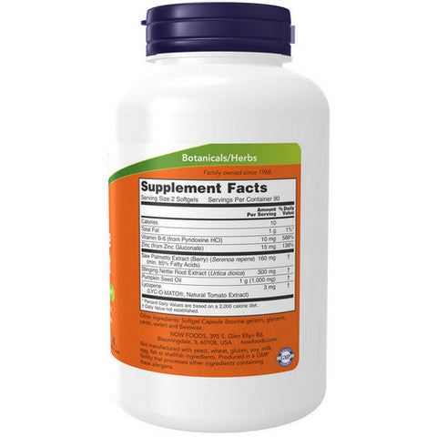 Now Foods, Prostate Support, 180 Sgel