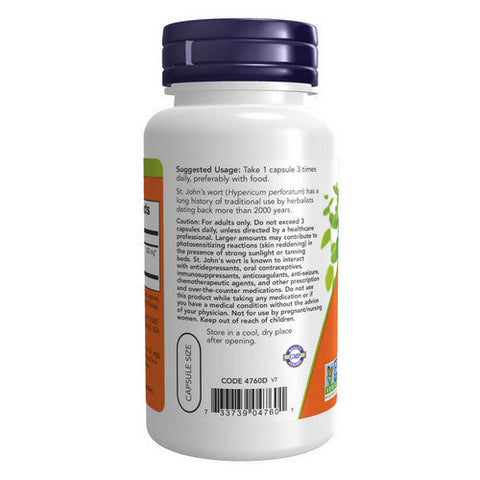 Now Foods, St. John's Wort, 300 mg, 100 Caps Now Foods