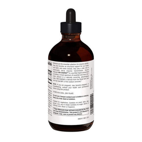 Source Naturals, Ion Charge Liquid Trace Minerals, 8 Oz Source Naturals