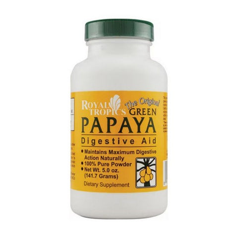 Royal Tropics, The Original Green Papaya Digestive Aid, Powder 5 Oz
