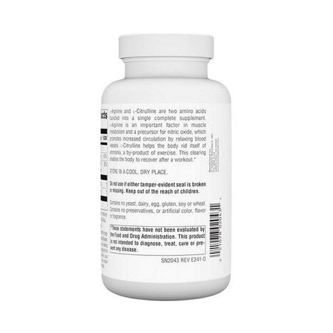 Source Naturals, L-Arginine L-Citrulline Complex, 1000 Mg, 120 Tabs Source Naturals