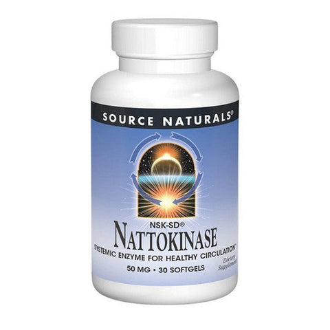 Source Naturals, ناتوكيناز، 50 مجم، 30 كبسولة هلامية