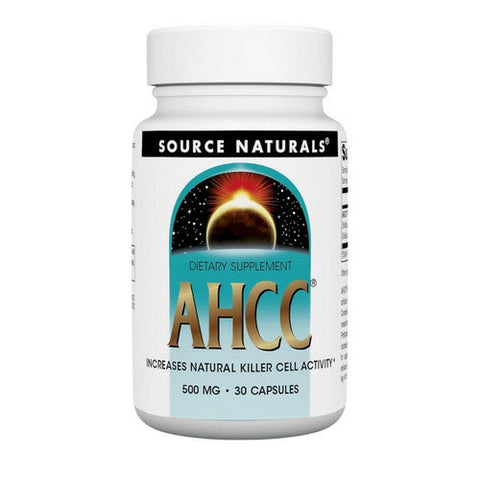 سورس ناتشورالز، AHCC مع بيوبيرين، 500 ملغ، 30 كبسولة