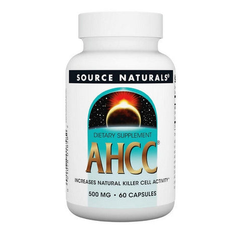 سورس ناتشورالز، AHCC مع بيوبيرين، 500 ملغ، بدون بيوبيرين، 60 كبسولة