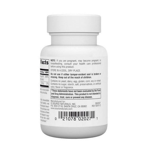 Source Naturals, Mega-folinic, 800 Mcg, 60 Tabs