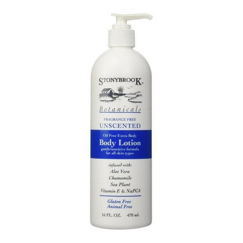 Stony Brook Botanicals, Hand And Body Lotion Unscented, Unscented, 16 Oz